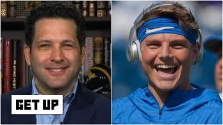 Adam Schefter sent Zach Wilson a 'Welcome to New York' text after the Sam Darnold trade | Get Up