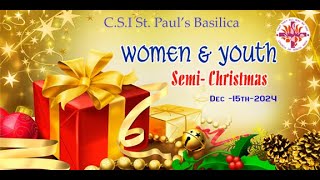 15-12.2024 | Women and Youth  | Semi Christmas  |