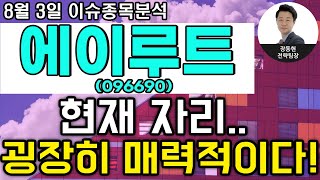 에이루트(096690) - 현재 자리.. 굉장히 매력적이다!