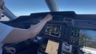 Landing into Los Cabos Mexico in the PC24 (ATC Audio) 4K