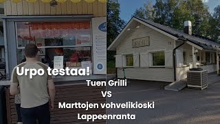 Tuen Grilli Lappeenrannassa vastaan Marttojen vohvelikioski