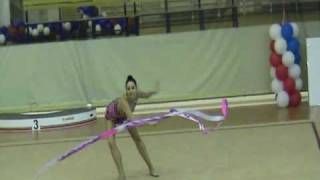 Mustafaeva Samira. Azerbaijan.Ribbon. Qualification. RG WC St-Petersburg 03.04.2010.mp4