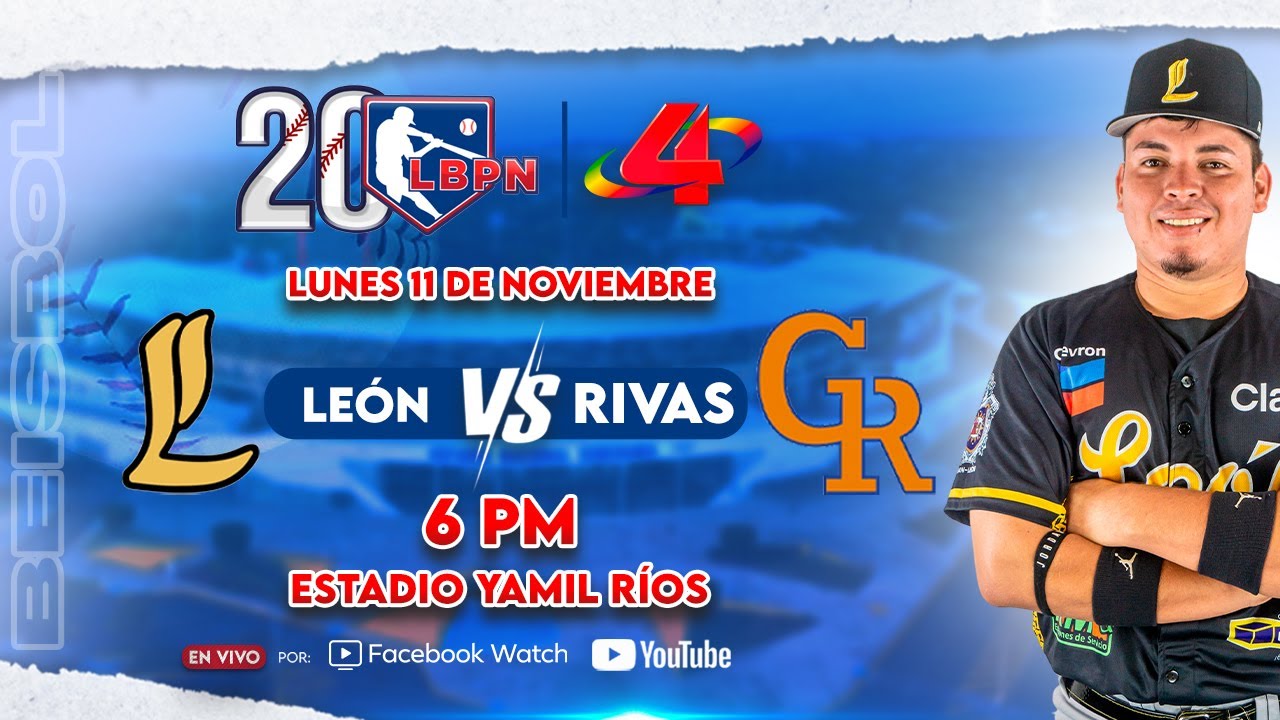 Leones De León Vs Rivas Liga De Béisbol Profesional Nacional 2024