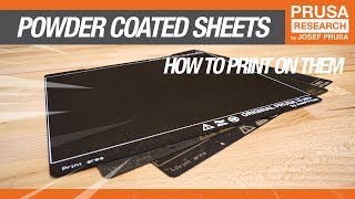 How to print on a powder-coated sheet