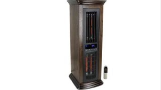 LifeSmart 1500 Sq Ft Infrared Quartz Tower Heater | LS 4CHSIQTD