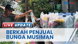 Rezeki Jelang Bulan Ramadan Pedagang Bunga di Pemakaman Umum Palu, Panen Omzet Rp 200 Ribu per Hari