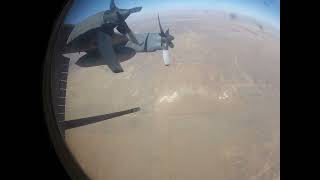 AC-130W 30mm over New Mexico.