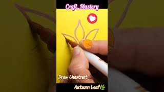 #Art 🎨is #Fun Everyone can #Draw✏️#Easy #Leaf🌿Tryit #shorts #howtodraw #easydrawing #youtubeshorts