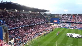 Himno Champions League - Atlético de Madrid - Real Madrid - 14-04-2015 4K
