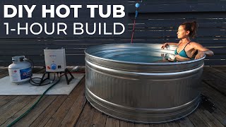 DIY HOT TUB built in 1-Hour
