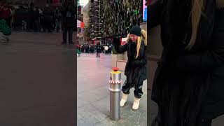 Did you know this trick in Time Square? 🤩 #vfx #visualeffects #3d #cgi