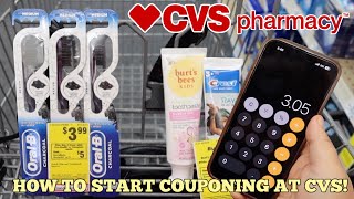 Couponing 101 | How to Start Couponing at CVS ✂️ | First Transaction Hack!