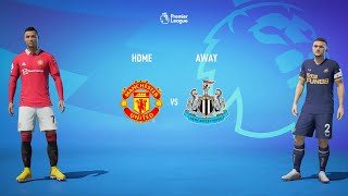 FIFA 23|  Manchester United Vs Newcastle United | Premier League 22/23 | [4K] Gameplay | Full Match