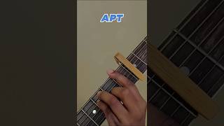 ROSÉ \u0026 Bruno Mars - APT Guitar lessons | Easy song for beginners #apt #guitarlesson  #guitarchords