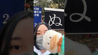 【🏫ぬ🪿】京大のところ天の助みのある、ぬの学祭に行ってきた　Kyoto University's academic festival #shorts