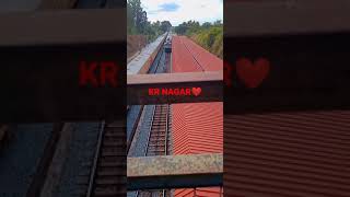 Mysore train arriving to KR Nagara ❤️😍#krnagar#mysore#railway