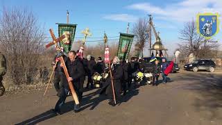 23.01.2025р., у с.Прибилів, попрощалися зі зв’язковою ОУН-УПА Марією Атаманюк, на псевдо «Фіалка».