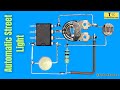 How to Build an Automatic Street Light Using LM393 Comparator IC