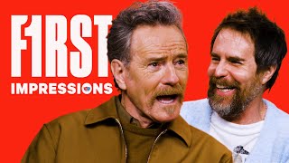Bryan Cranston's Aaron Paul and Stan Lee Impressions Are Spot-On! | First Impres