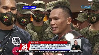 Pinoy boxer at Olympian na si Charly Suarez, tagumpay na nadepensahan ang kanyang... | 24 Oras