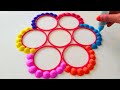 चूड़ी से बनाये धनतेरस लक्ष्मी प्रसन्न रंगोली | Colourful Diwali/Dhanters Rangoli | New Diwali Rangoli