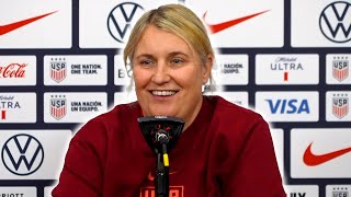 Emma Hayes first press conference as United States women's national team head coach 🇺🇸