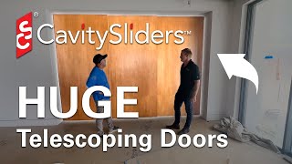 HUGE Telescoping Doors with the CS HeavyDutyTrack | Product Spotlight