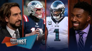 Eagles list Jalen Hurts ‘doubtful' vs. Saints, Patriots host Dolphins | NFL | FIRST THINGS FIRST