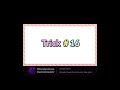 Trick#16   A Function can return more than one value