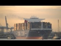 CMA CGM Marco Polo Worlds ex-Largest Carrying Container Ship 10th December 2012.