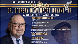 Dr. D'Orsay Bryant Jr. Livestream Service