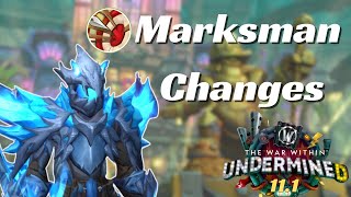 [World Rank 3] TWW: UNDERMINED Patch 11.1 Marksmanship Hunter Changes