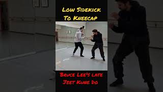 SIDEKICK TO THE KNEECAP, Bruce Lee's late Jeet Kune Do #Shorts