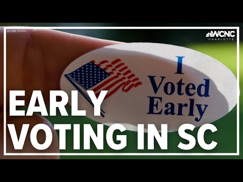 Early Voting Kicks Off In South Carolina - YouTube