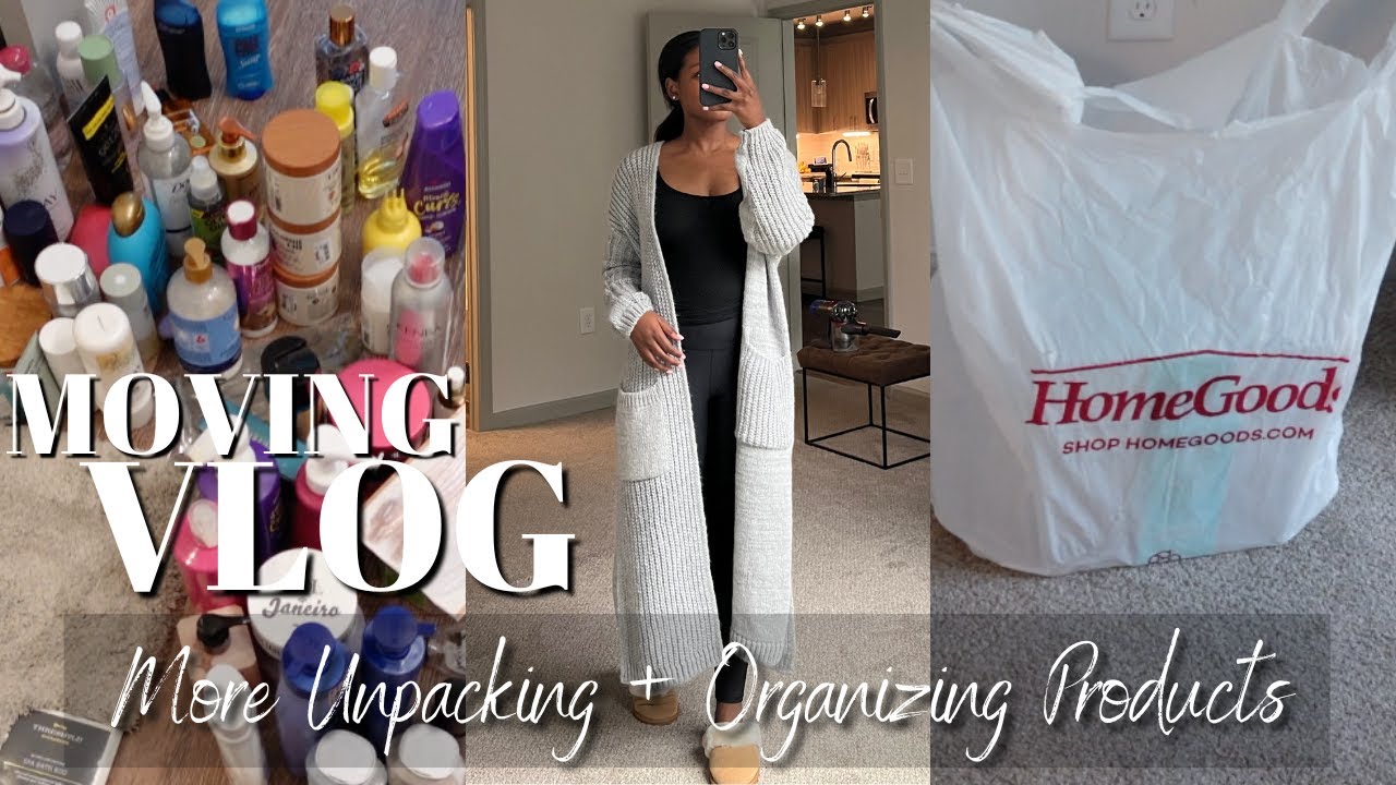 Moving Vlog Unpacking Products Storage Organization Youtube
