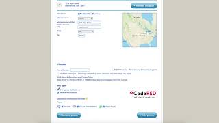 Code Red Emergency Notification System