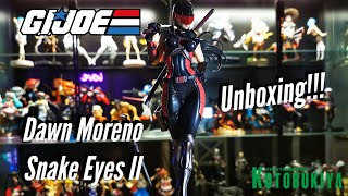 G.I. JOE BISHOUJO DAWN MORENO SNAKE EYES II - 1/7 SCALE FROM KOTOBUKIYA UNBOXING