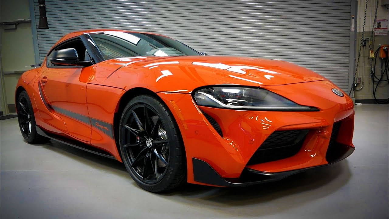 Toyota Finally Made An Orange Supra! 2024 GR Supra 45th Anniversary ...