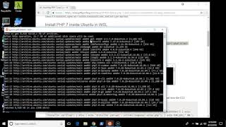 Install PHP 7 and Composer on Windows 10 in Ubuntu in WSL