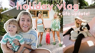 mini whole family vacay + life update (new house, new office AND cookbook)