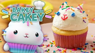 Cakey Makes the CUTEST Birthday Cupcakes! 🧁 | BAKEY WITH CAKEY