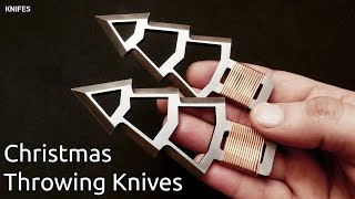Knife Making - Christmas Throwing Knives | GIVEAWAY