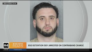 Broward Sheriff's corrections deputy arrested on contraband charge