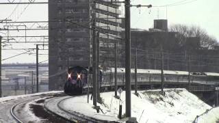 8001レ　トワイライトエクスプレス新札幌駅通過