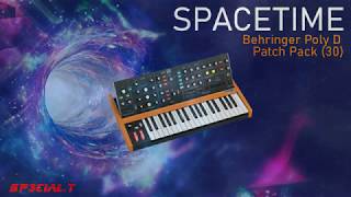 Behringer Poly D SPACETIME Patches and Song Demo