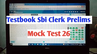 Testbook Sbi Clerk Prelims Mock Test 26 😥 || attempts Percentile || Target Bank Exam || #sbipo