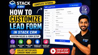 How to Customize Lead Form in Stack CRM | Custom Fields & Form Setup