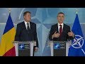 NATO Secretary General with President of Romania, 16 JAN 2015