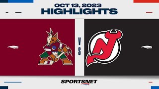 NHL Highlights | Coyotes vs. Devils - October 13, 2023