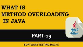 What is Method Overloading in Java? Part 19 | Java Tutorials